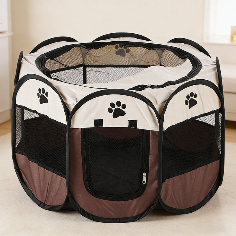 Montessori Baby-Pet Interaction Tent