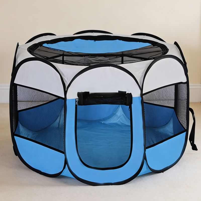 Sennl Octagonal Pet Tent (Light Blue)