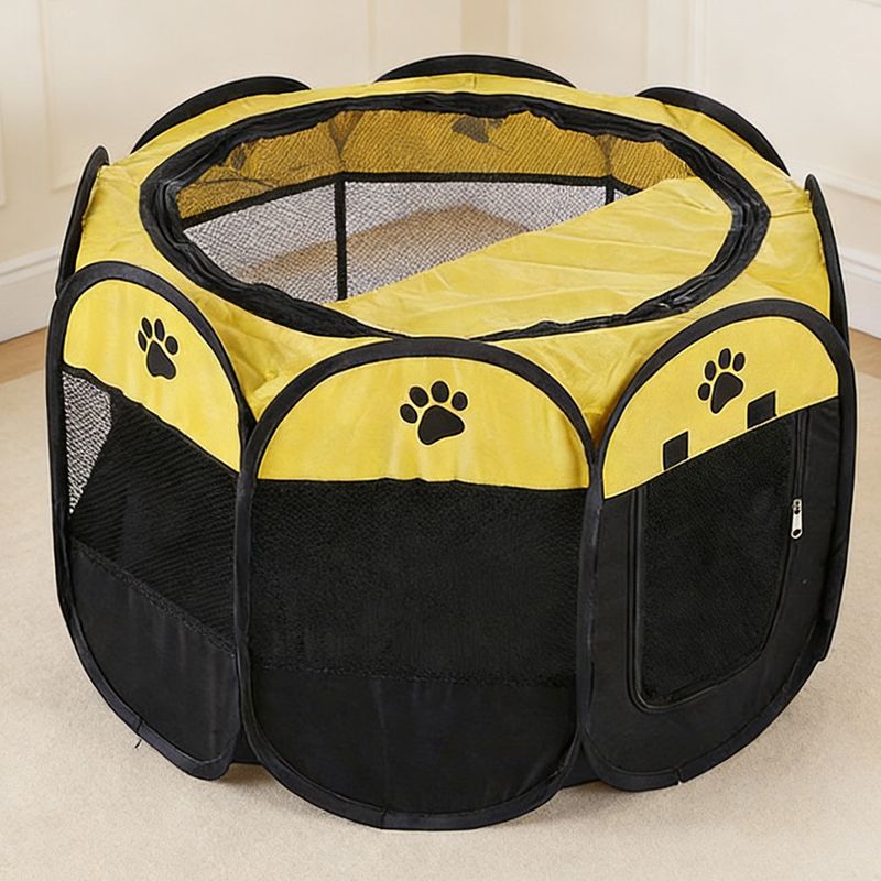 Sennl Octagonal Pet Tent (Yellow)