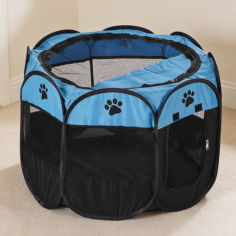Sennl Octagonal Pet Tent (Blue)