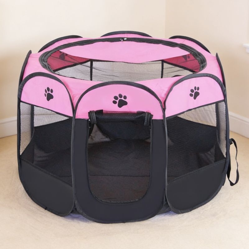 Sennl Octagonal Pet Tent (Pink)